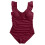 Women's Tummy Control One-Piece Swimsuit with Ruffle Wrap 5