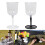 Bärbara vinglas, splittersäkra, genomskinliga, 2-pack 2