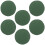 Round Foam Circles for Florists Green 6 pcs 5