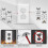 Electrical Outlet Cover Plate Faceplate Socket Plug Cover 4