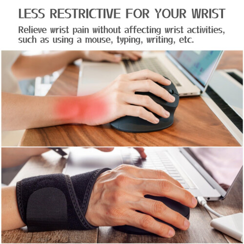 Wrist Brace for Carpal Tunnel Support Black 1 Pc 1