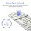 Wireless Bluetooth keyboard foldable thin design 7