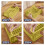 Panier de rangement pliable jaune, boîte de rangement multifonctionnelle 5