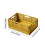Panier de rangement pliable jaune, boîte de rangement multifonctionnelle 3