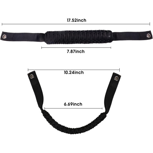 Roll Bar Grab Handles Paracord Grip for Ford Bronco 2