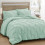 Set copripiumino Sage Boho Pintuck 3 pezzi 2
