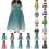Damen-Swingkleid mit Blumenmuster, Cyan, XXL 5