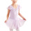 Girls Ballet Leotard with Detachable Skirt and Snap 2