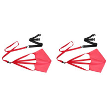 2X Swimming Strength Training Resistance Belt Swim Training Exerciser Belt with Drag Parachute for Adults Children