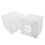 White Paper Lamp Shade Foldable 23x20x20cm 2 pcs 7