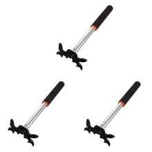 3X Ponte de Taco de Bilhar RetráTil com CabeçA de Ponte, AcessóRio de Taco de Bilhar para Mesa de Bilhar, CabeçA de Ponte, Preto
