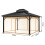 Gazebo mosquito netting 4-panel zippered screen walls for 5