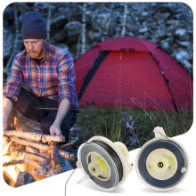 3 Pcs Trip Wire Reusable Reel (85ft),Trip Wire for Perimeter Trip Alarm 12 Gauge and Trip Wire Alarm