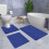 Bathroom Rug Set 3-Piece Non-Slip Thick Absorbent Mats 5