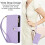 Purple RFID-Blocking Flip Wallet Case for Samsung Galaxy 8