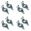 8X T Post Gate Hinge Pins Heavy Duty T-Post Gate Hinge for Farm Gate Garden and Backyard Gate 1