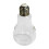 Hand Blown Glass Hummingbird Feeder Light Bulb Shape with 2 8
