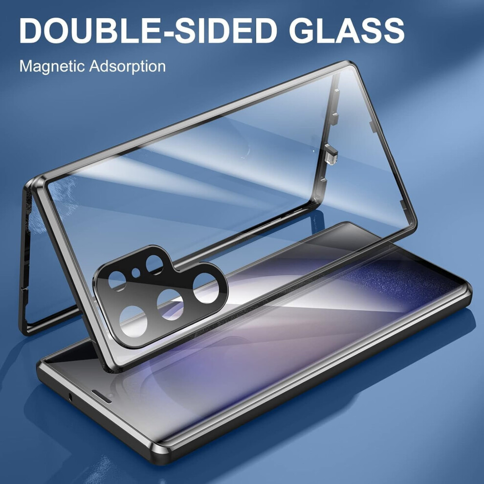 Tempered Glass Case For Samsung Galaxy S20 Ultra Magnetic 9087558901493