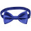 Bow Tie Solid Blue Adjustable for Kids Boys Free Size 4