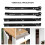 Iron Bottom Mount Drawer Slides Black 2 Pairs 3