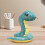 Serpent en peluche orné de sequins, cadeau décoratif 5