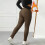 Damen-Thermoleggings mit Fleecefutter und hohem Bund 7