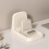 Soporte para tapas de cocina, rejilla de plástico resistente, color blanco. 3