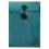 Pasta de papel kraft A5 com envelope e fecho, azul. 2