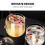 Glass Saucepan Heat-Resistant 700ml with Lid 5