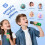 Mini Karaoke Machine Portable Bluetooth Speaker with 2 5