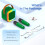 Mini Karaoke Machine Portable Bluetooth Speaker with 2 7