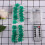 Shamrock St Patrick's Day string lights green 13.12 ft 2
