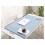 Tapis de bureau en cuir PU imperméable 61 x 30 cm 2