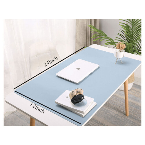 Tapis de bureau en cuir PU imperméable 61 x 30 cm 1