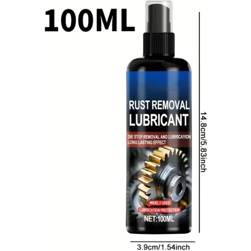 100ml Rust Remover Spray for Metal, Multi-Purpose Lubrication 1