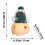 LED Knitted Hat Ornament Green USB Powered 2