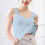 Women's Ice Silk Tank Top - Round Neck, Seamless, 6