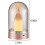 Lampe bougie tactile rechargeable USB 48 h 3