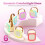 Mini Karaoke Machine Portable Bluetooth Speaker with 2 3