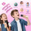 Mini Karaoke Machine Portable Bluetooth Speaker with 2 5