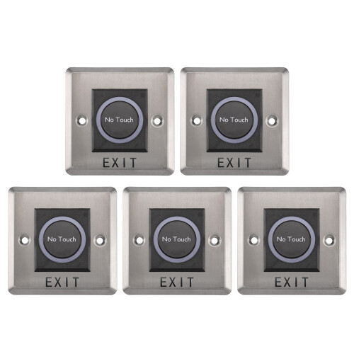 5X Infrared Sensor  No Contact Contactless Switches Door Release Exit Button with LED Indication
