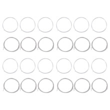 4X Spock Classic Guitar Six Strings SC12 Nylon Silver Plating Set Super Light Acoustic Guitar Musical Instrument
