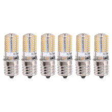 6X E17 Socket 5W 64 LED Lamp Bulb 3014 SMD Light Warm White AC 110V-220V