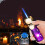 Transparent dice lighter LED multicolor butane flame 5