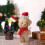 Weihnachtsbär-Plüschtier mit Weihnachtsmannmütze und Schal, 16 cm 5