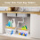 Acrylic Trash Bag Dispenser with Bamboo Top 2 pcs 2