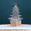 3D Crystal Christmas Card Transparent PET Reusable 1 Pack 7