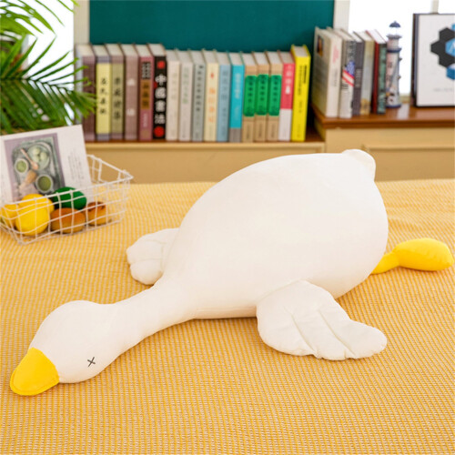 White Goose Plush Toy Soft Pillow 25.6 inches 1