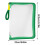 A4 Transparent Zipper File Bag 1 Pack 3