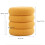 Vanity Stool Lambswool Fabric Padded Seat Ottoman 2
